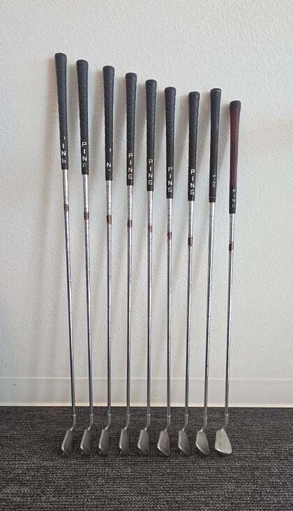 Ping Other - Complete Set of Ping Red Dot Irons 3-9 Plus a Orange Dot Sand Wedge & i3 PW